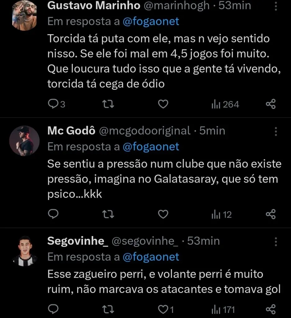 Repercussão via Twitter