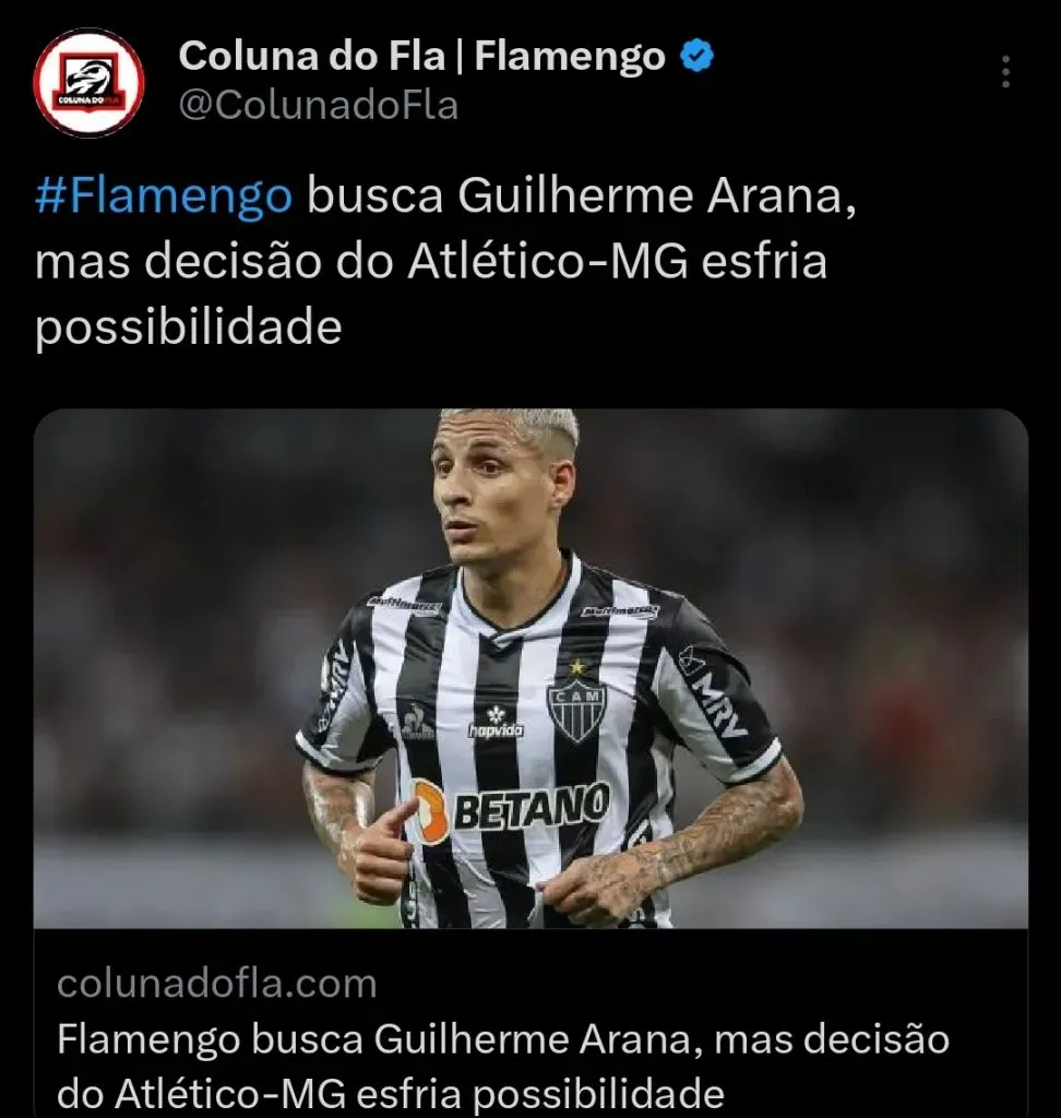 Repercussão via Twitter