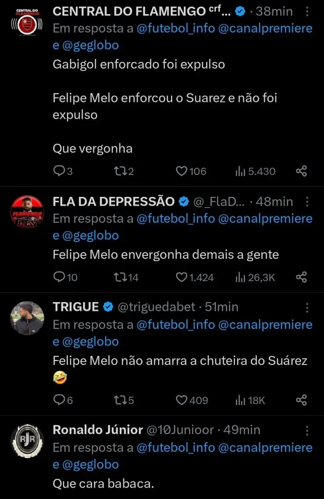 Repercussão via Twitter