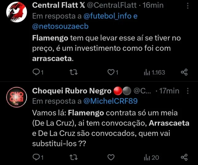 Repercussão via Twitter