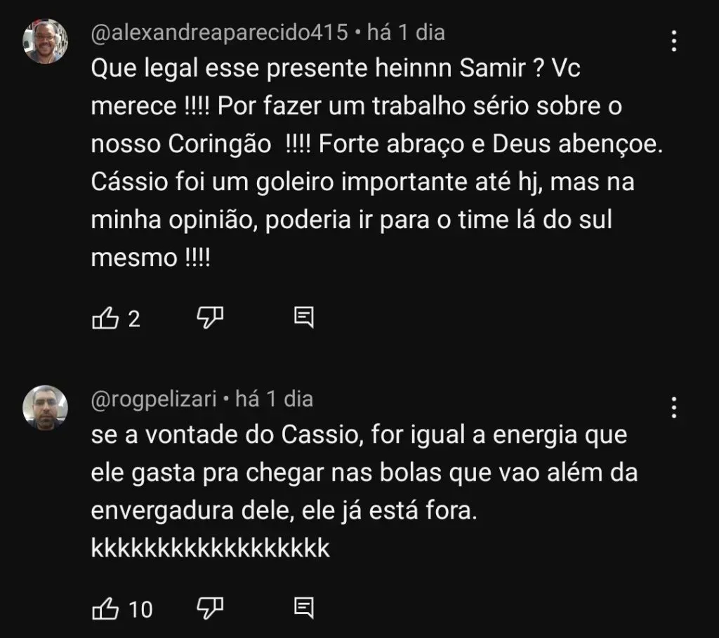 Repercussão via YouTube