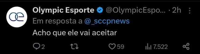 Repercussão via Twitter