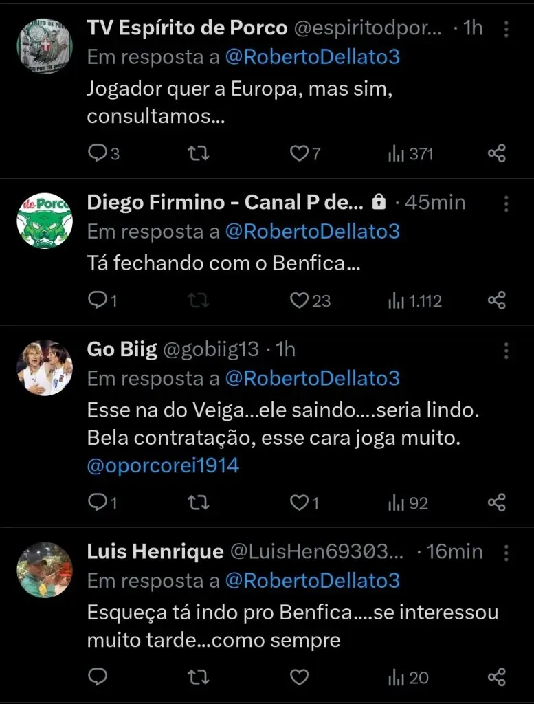 Repercussão via Twitter
