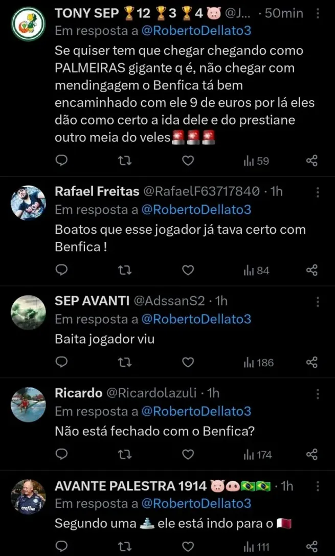 Repercussão via Twitter