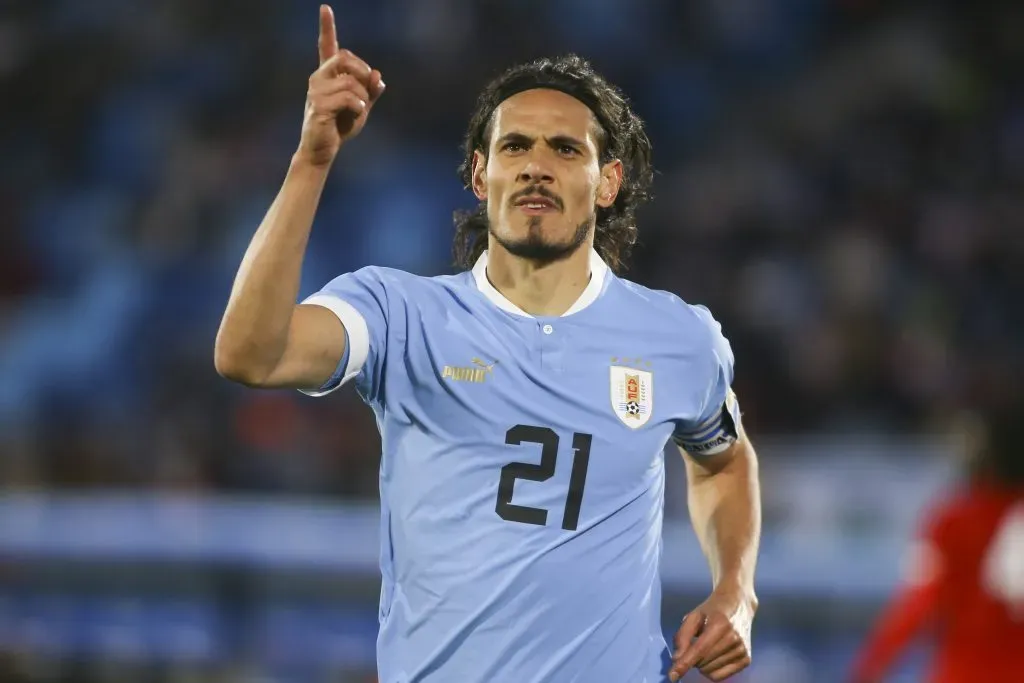 Edinson pelo Uruguai (Photo by Ernesto Ryan/Getty Images)