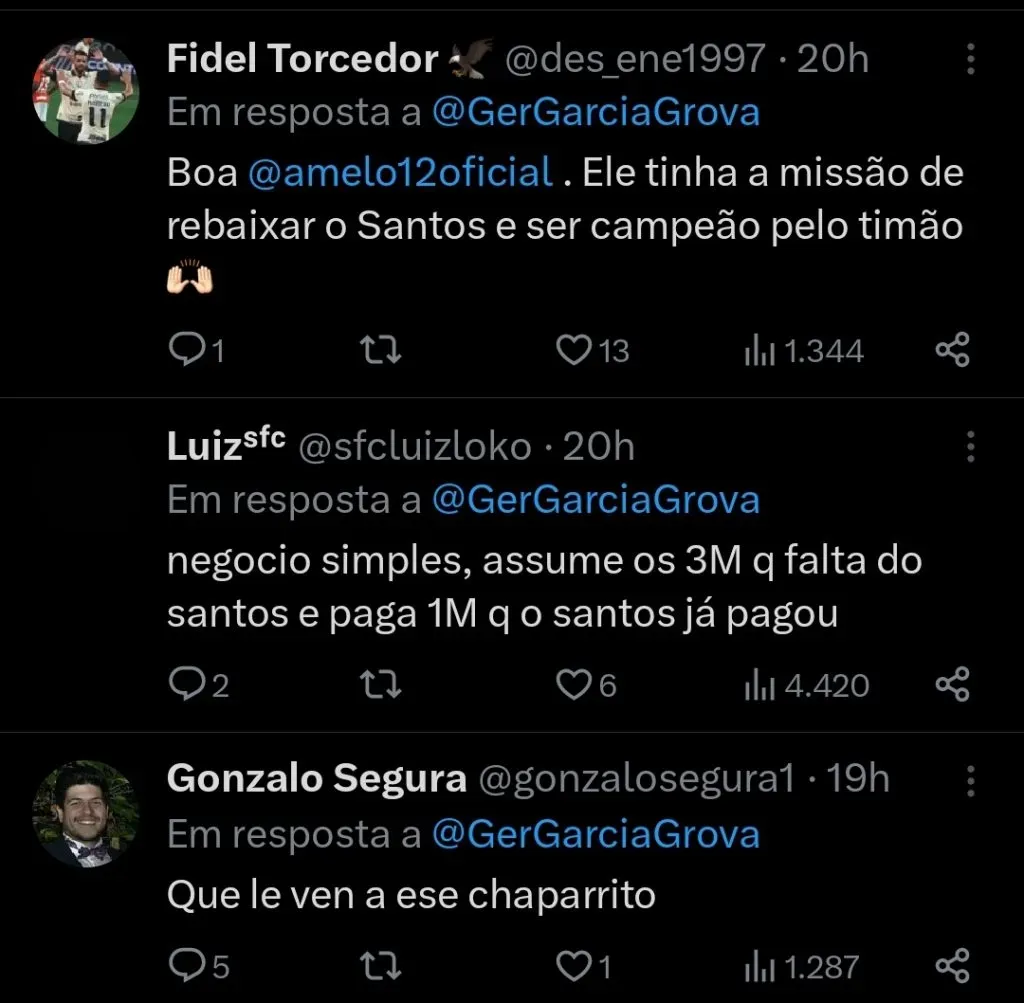 Repercussão via Twitter