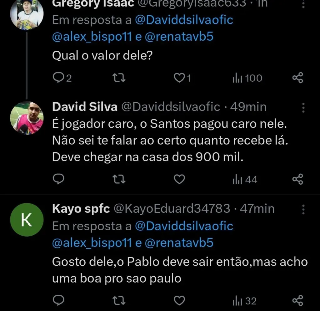 Repercussão via Twitter