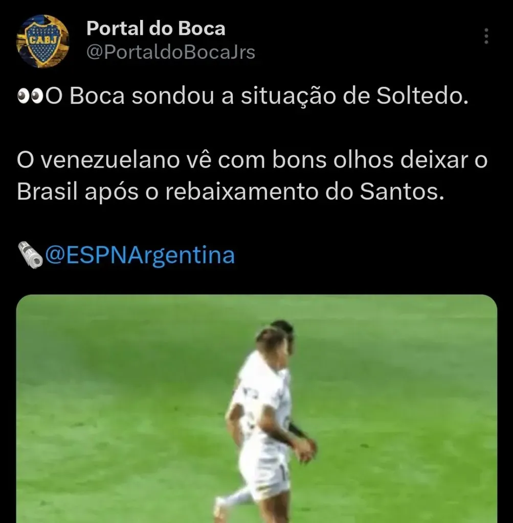 Repercussão via Twitter