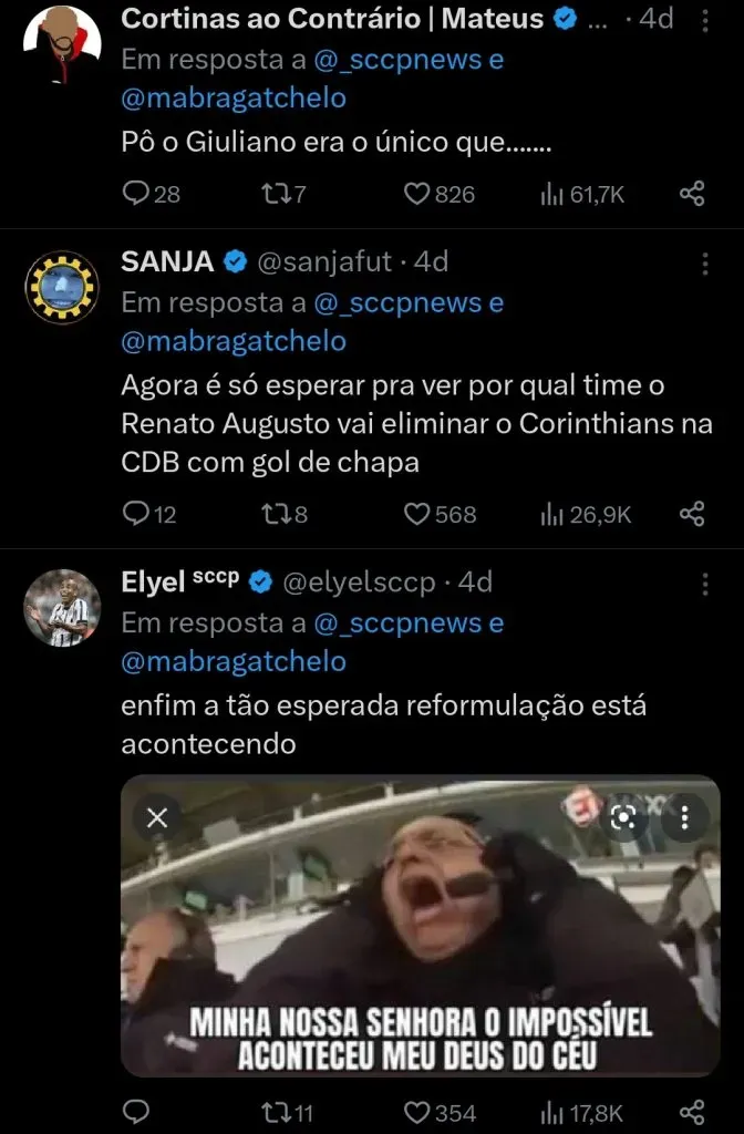 Repercussão via Twitter