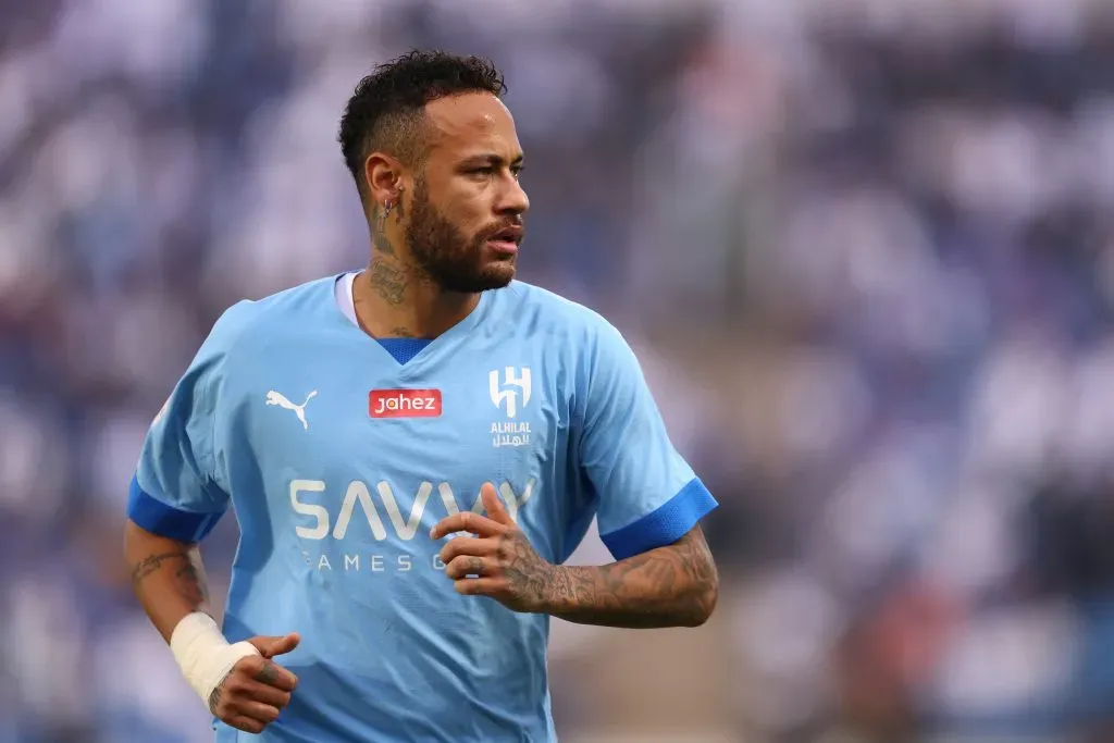 Neymar em ação pelo Al-Hilal (Photo by Francois Nel/Getty Images)