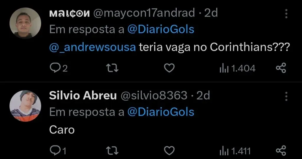 Repercussão via Twitter