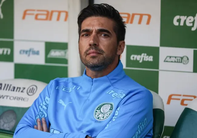 Abel Ferreira no comando do Palmeiras (Photo by Alexandre Schneider/Getty Images)