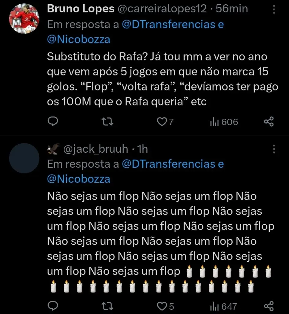 Repercussão via Twitter