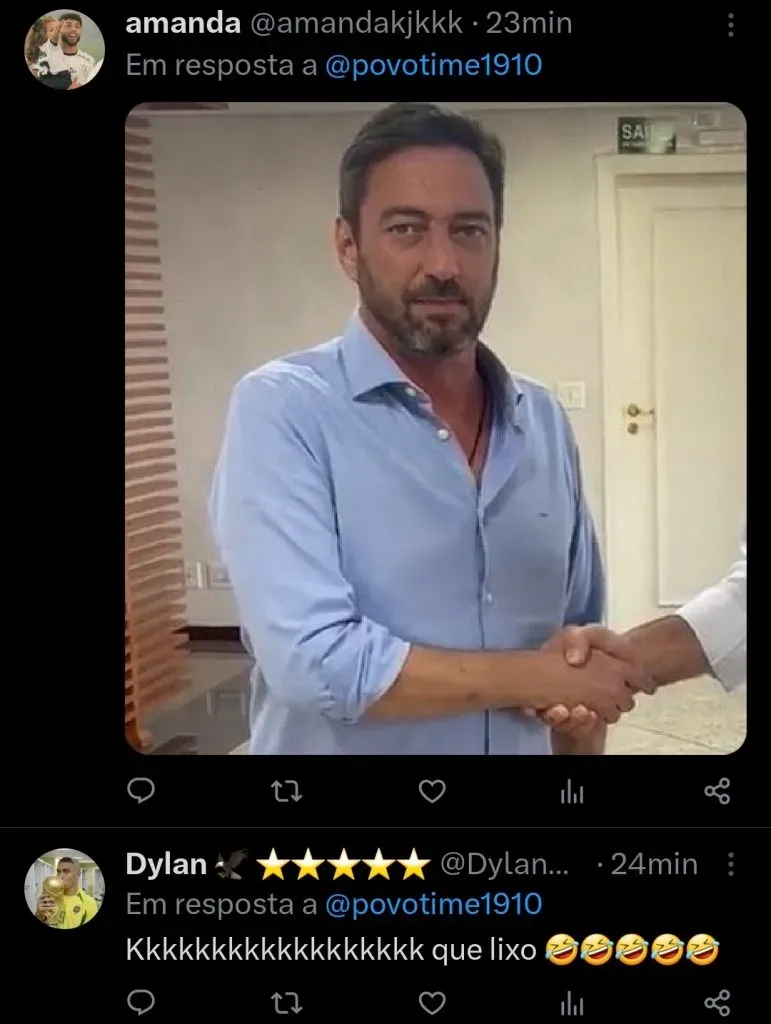 Repercussão via Twitter