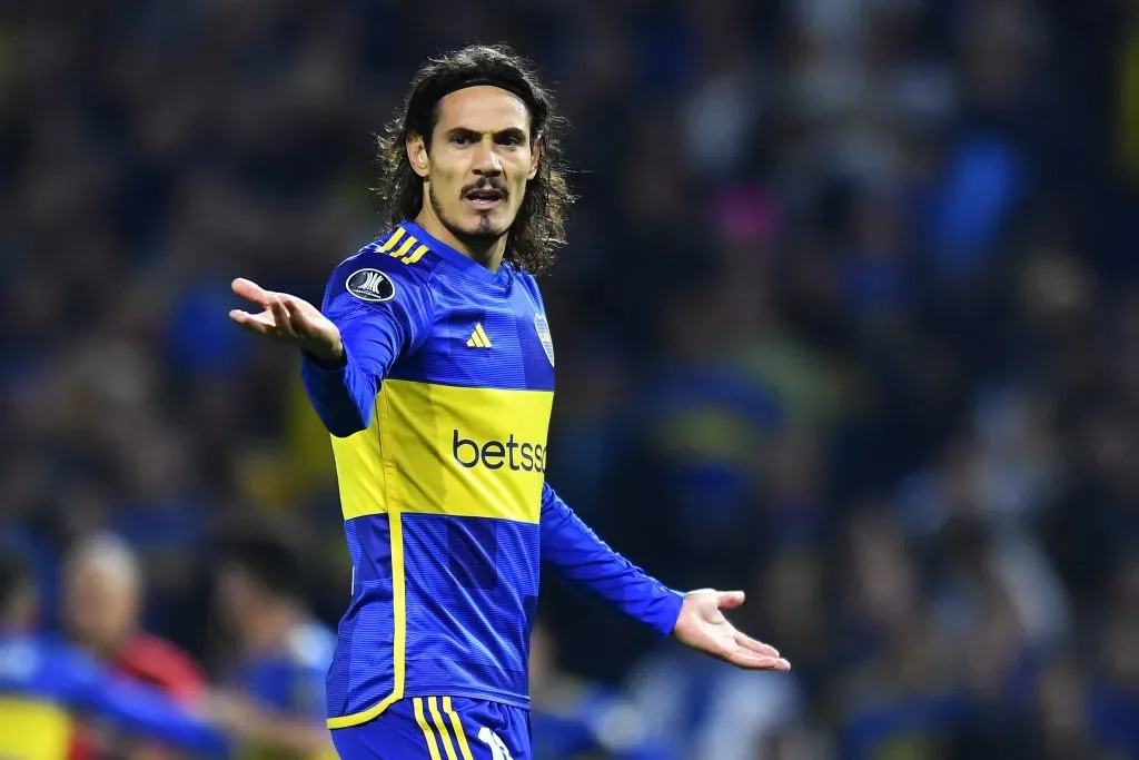 Cavani jogador do Boca Juniors (Photo by Marcelo Endelli/Getty Images)