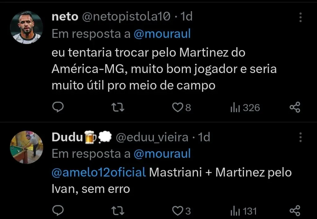 Repercussão via Twitter