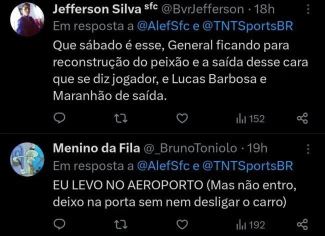 Repercussão via Twitter