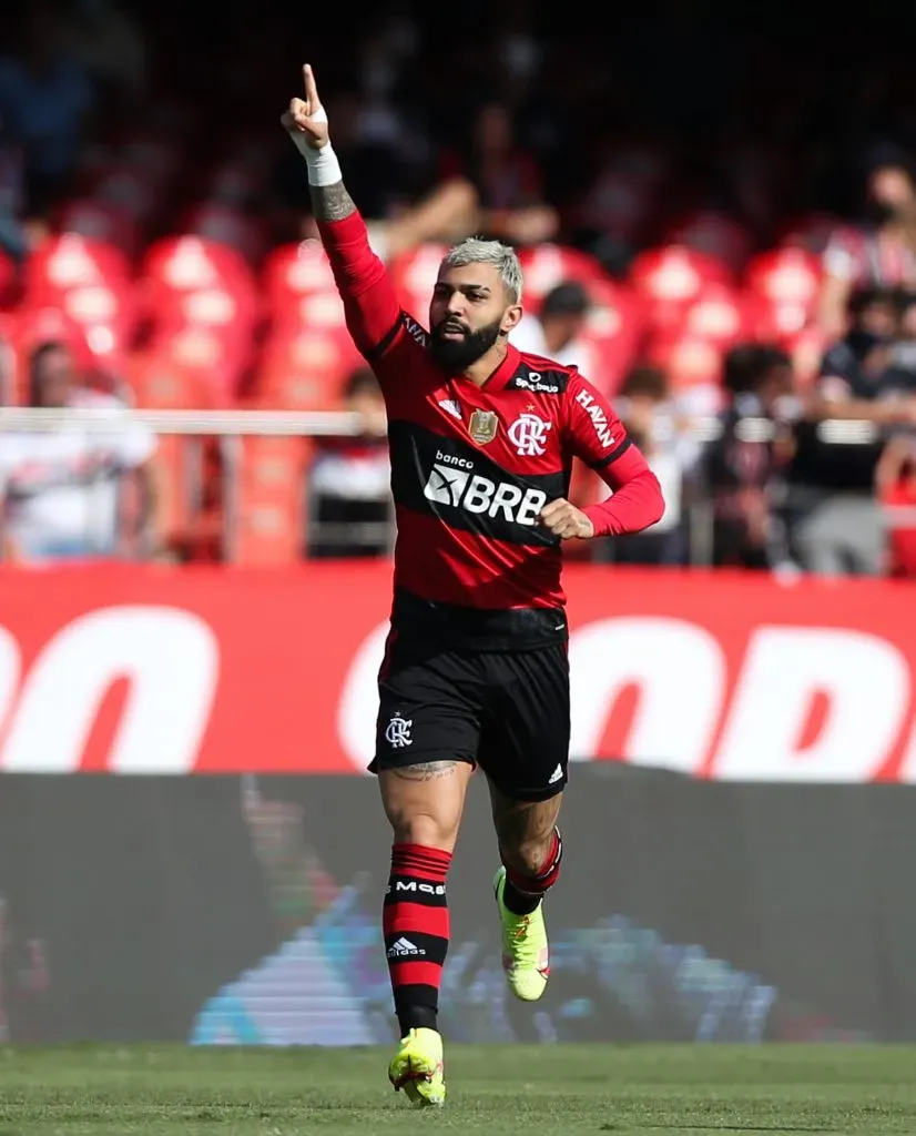 Gabigol no Flamengo. Foto: Alexandre Schneider/Getty Images