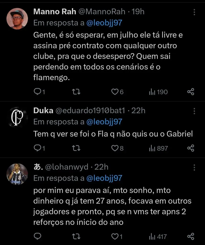 Repercussão via Twitter