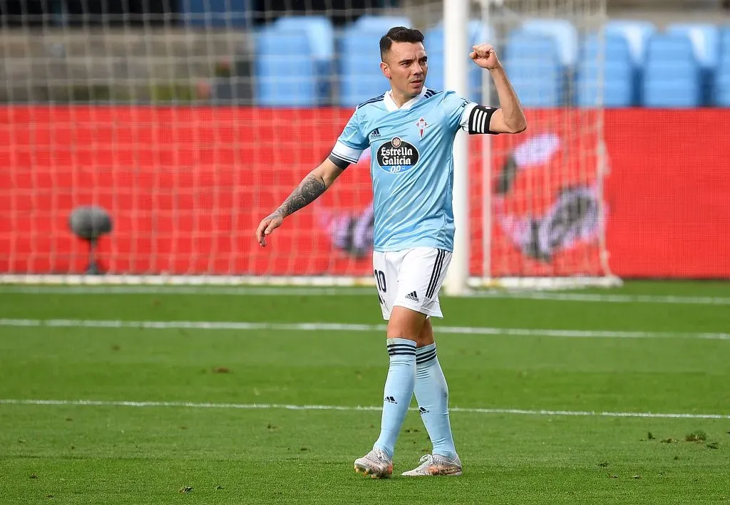 Aspas na partida diante do Osasuna (Photo by Octavio Passos/Getty Images)