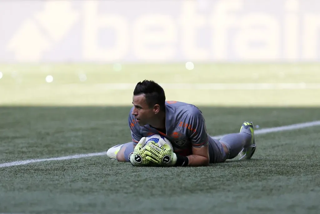 Fábio fez milagre contra o Al Ahly, do Egito. Foto: Ricardo Moreira/Getty Images