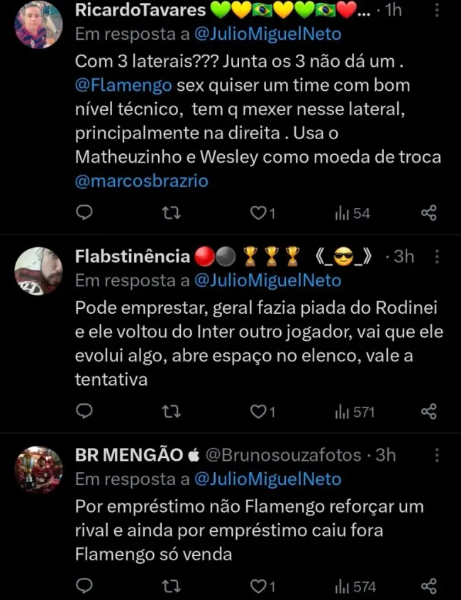 Repercussão via Twitter