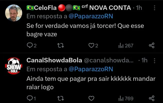 Repercussão via Twitter