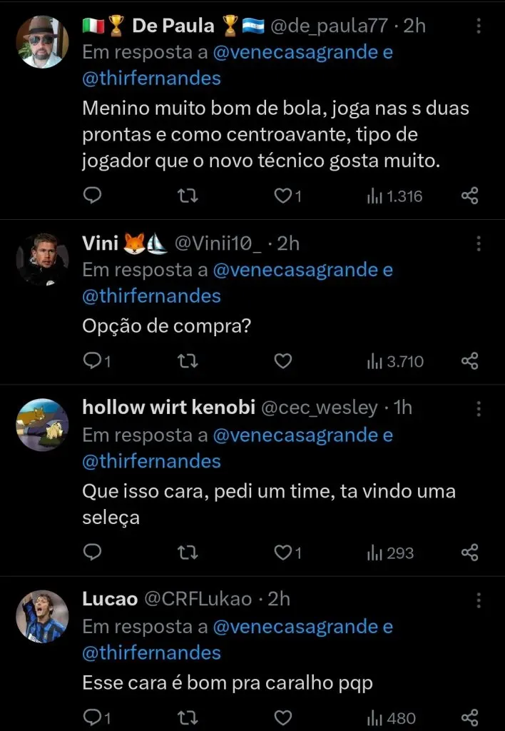 Repercussão via Twitter