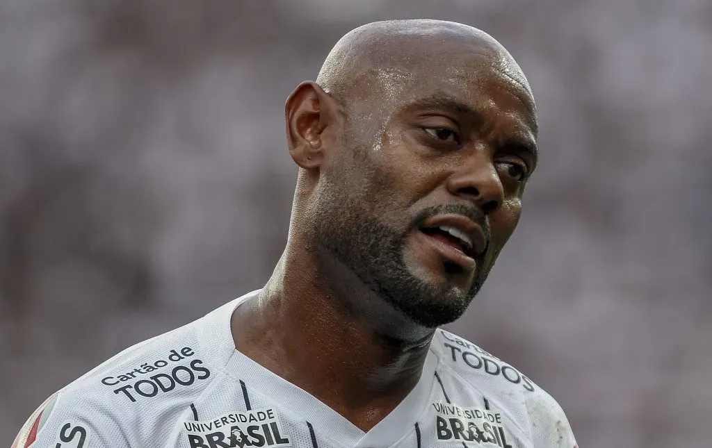 Atacante na partida diante do Flamengo (Photo by Miguel Schincariol/Getty Images)