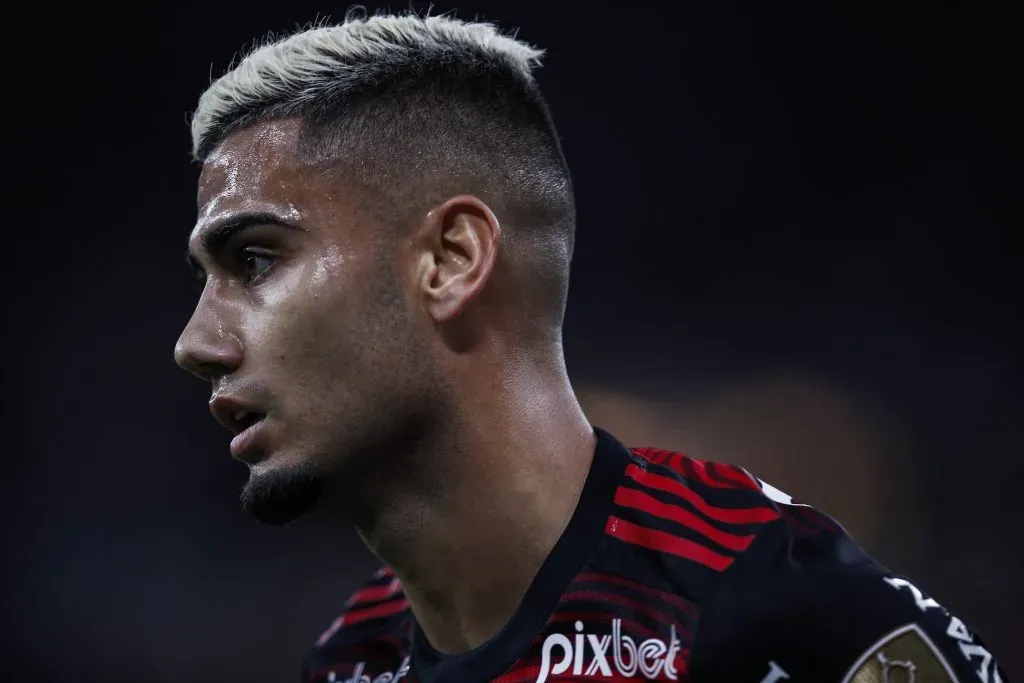 Andreas Pereira pelo Flamengo. Foto: Buda Mendes/Getty Images