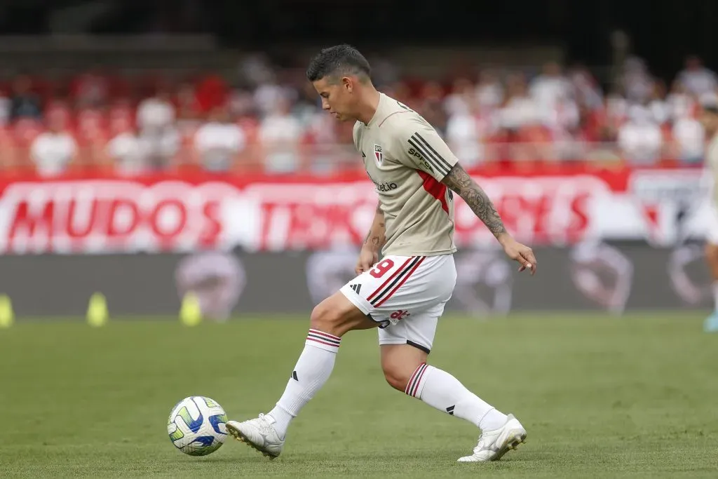Colombiano na partida diante do Botafogo (Photo by Ricardo Moreira/Getty Images)