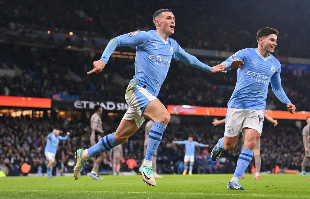 Manchester City . (Photo by Stu Forster/Getty Images)
