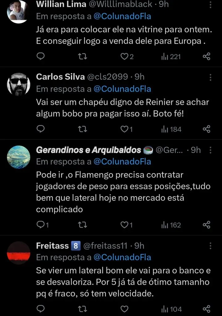 Repercussão via Twitter