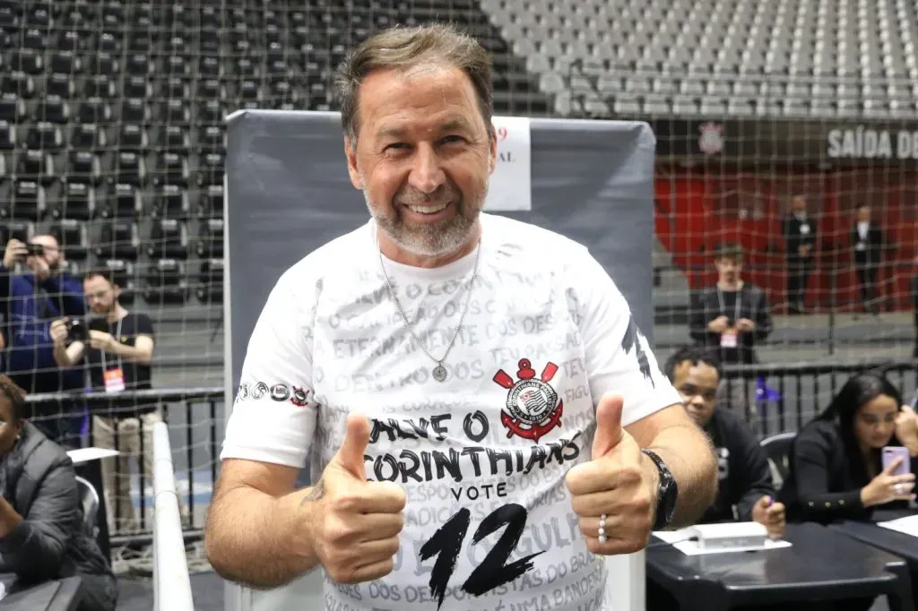 Augusto Melo: novo presidente do Corinthians (Foto: José Manoel Idalgo/Ag. Corinthians/Divulgação)