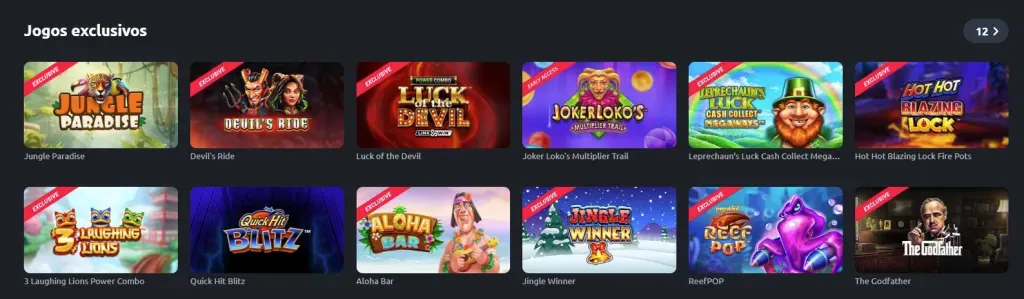 Além das apostas esportivas, a Betano conta com jogos exclusivos.