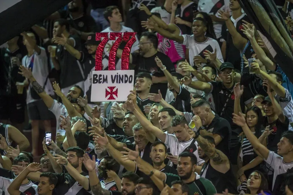 Partida entre Vasco da Gama e Brusque pelo Campeonato Brasileiro B no Estadio de Sao Januario em 26 de maio de 2022. Foto: Daniel RAMALHO/CRVG