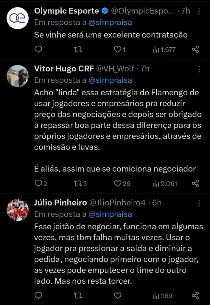 Repercussão via Twitter