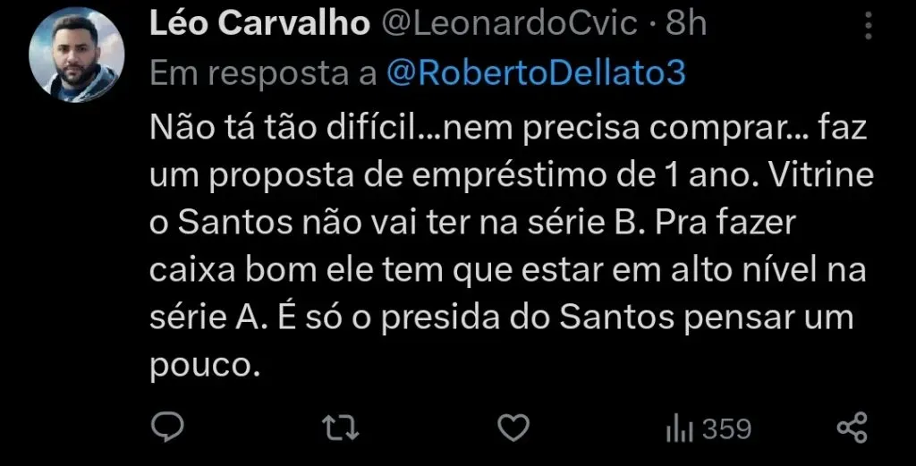 Repercussão via Twitter