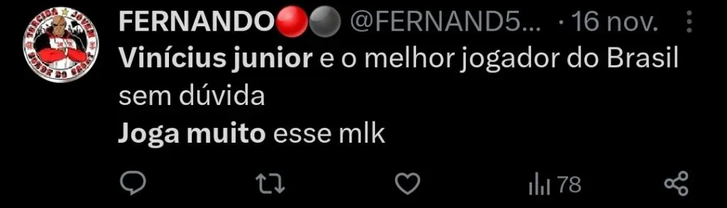 Repercussão via Twitter