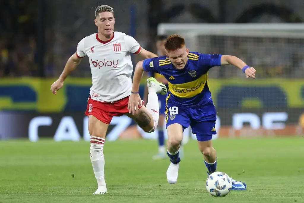 Rollheiser enfrentando o Boca Juniors (Photo by Daniel Jayo/Getty Images)
