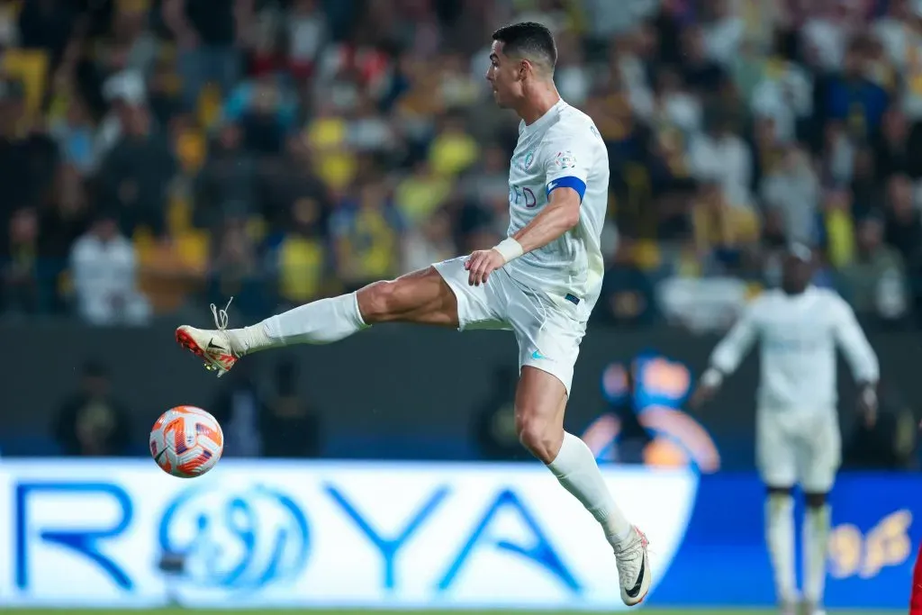 Cristiano Ronaldo of Al Nassr (Photo by Yasser Bakhsh/Getty Images)