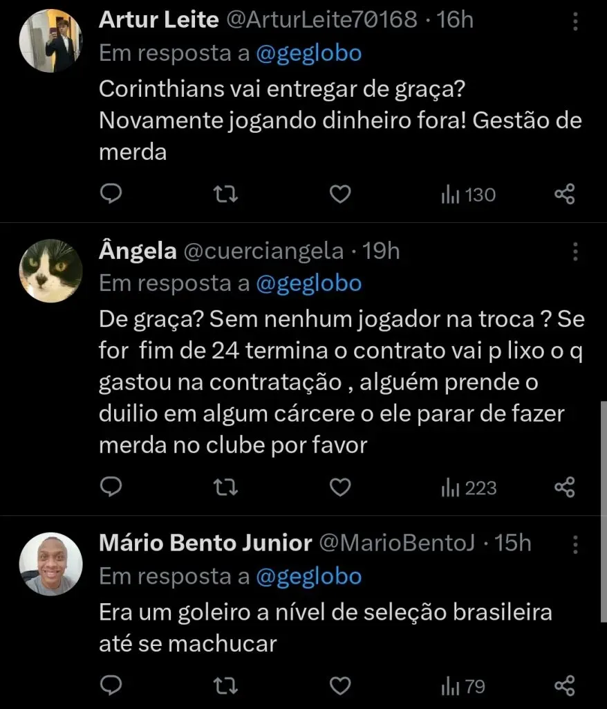 Repercussão via Twitter