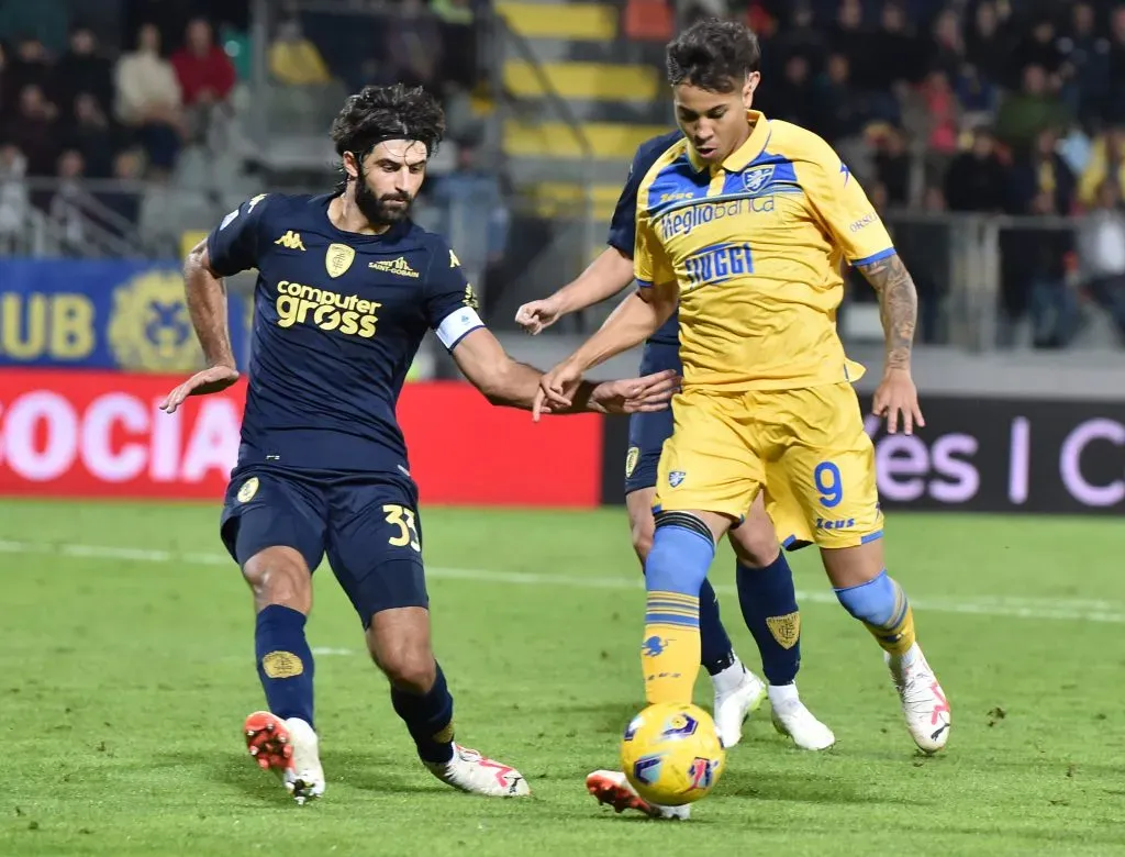 Kaio Jorge em ação pelo Frosinone. (Photo by Giuseppe Bellini/Getty Images)