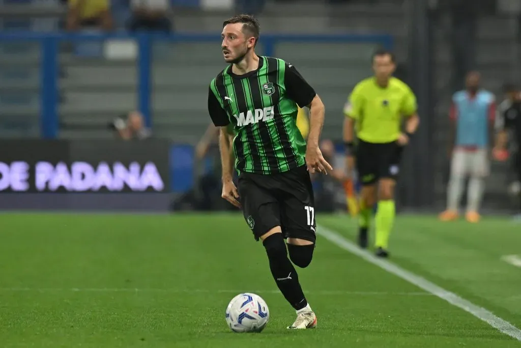 Viña em ação pelo Sassuolo (Photo by Alessandro Sabattini/Getty Images)