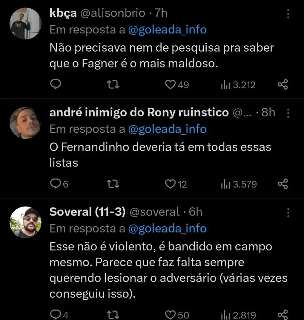 Repercussão via Twitter