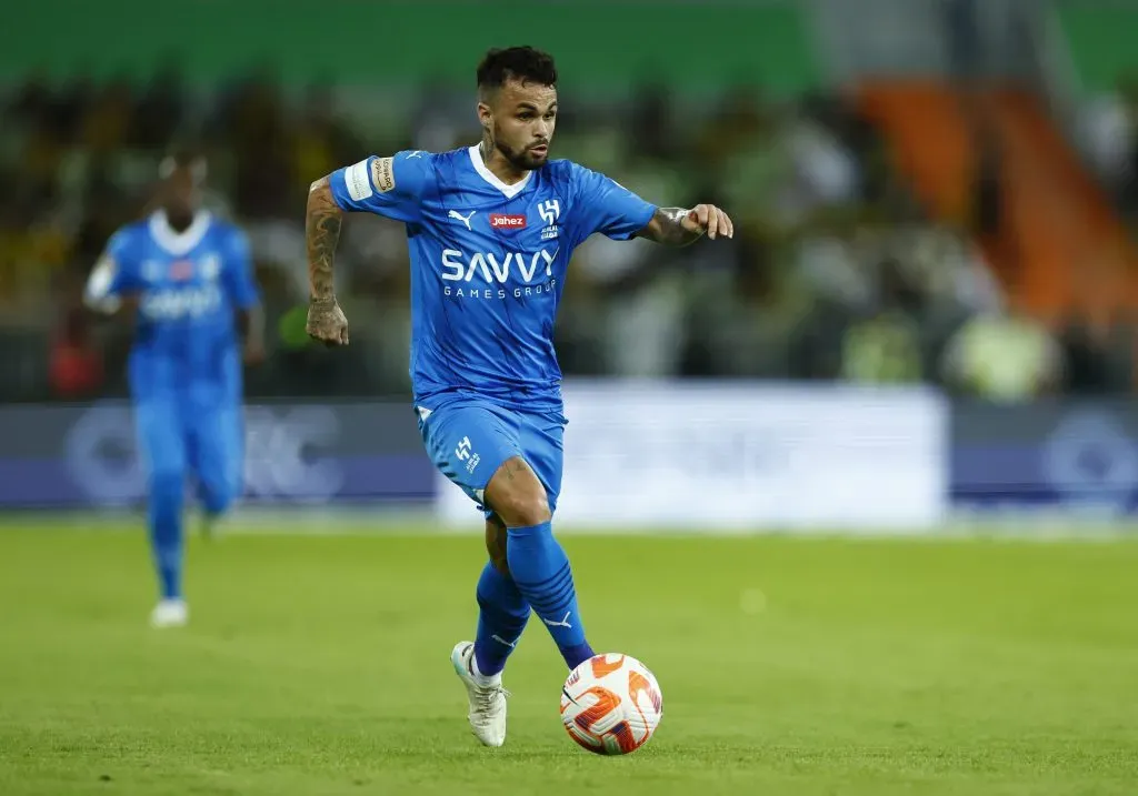 Atacante com as cores da potência saudita (Photo by Francois Nel/Getty Images)