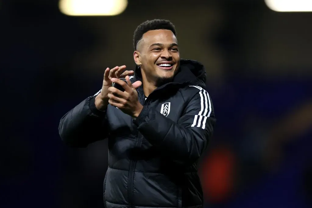 Muniz em ação pelo Fulham (Photo by Catherine Ivill/Getty Images)