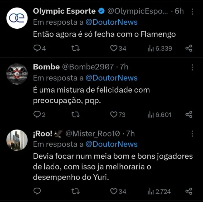 Repercussão via Twitter