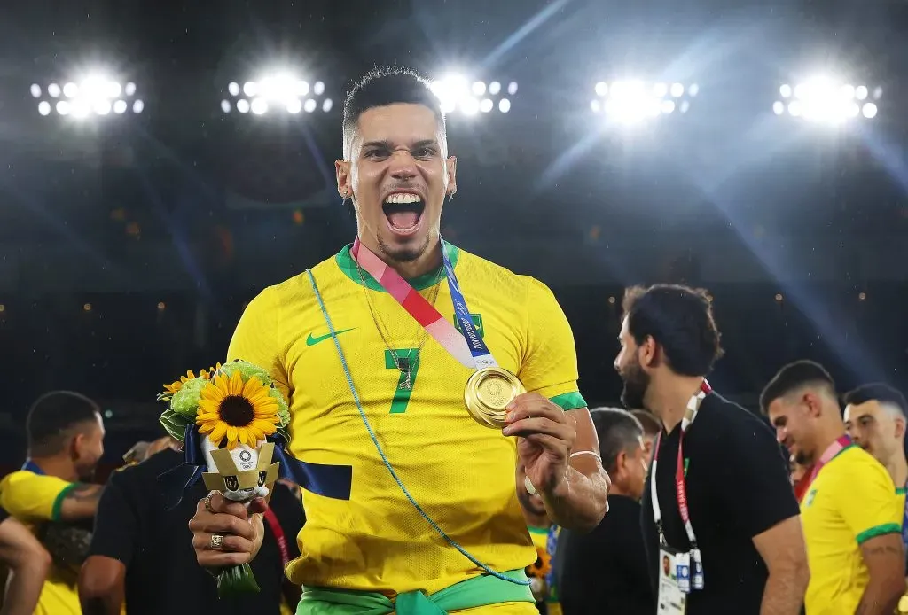 Paulinho com a medalha de ouro em Tóquio. Foto: Francois Nel/Getty Images
