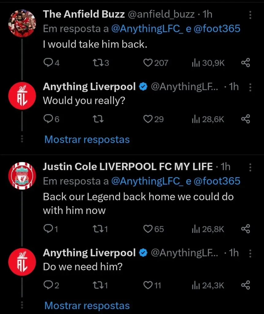 Repercussão via Twitter